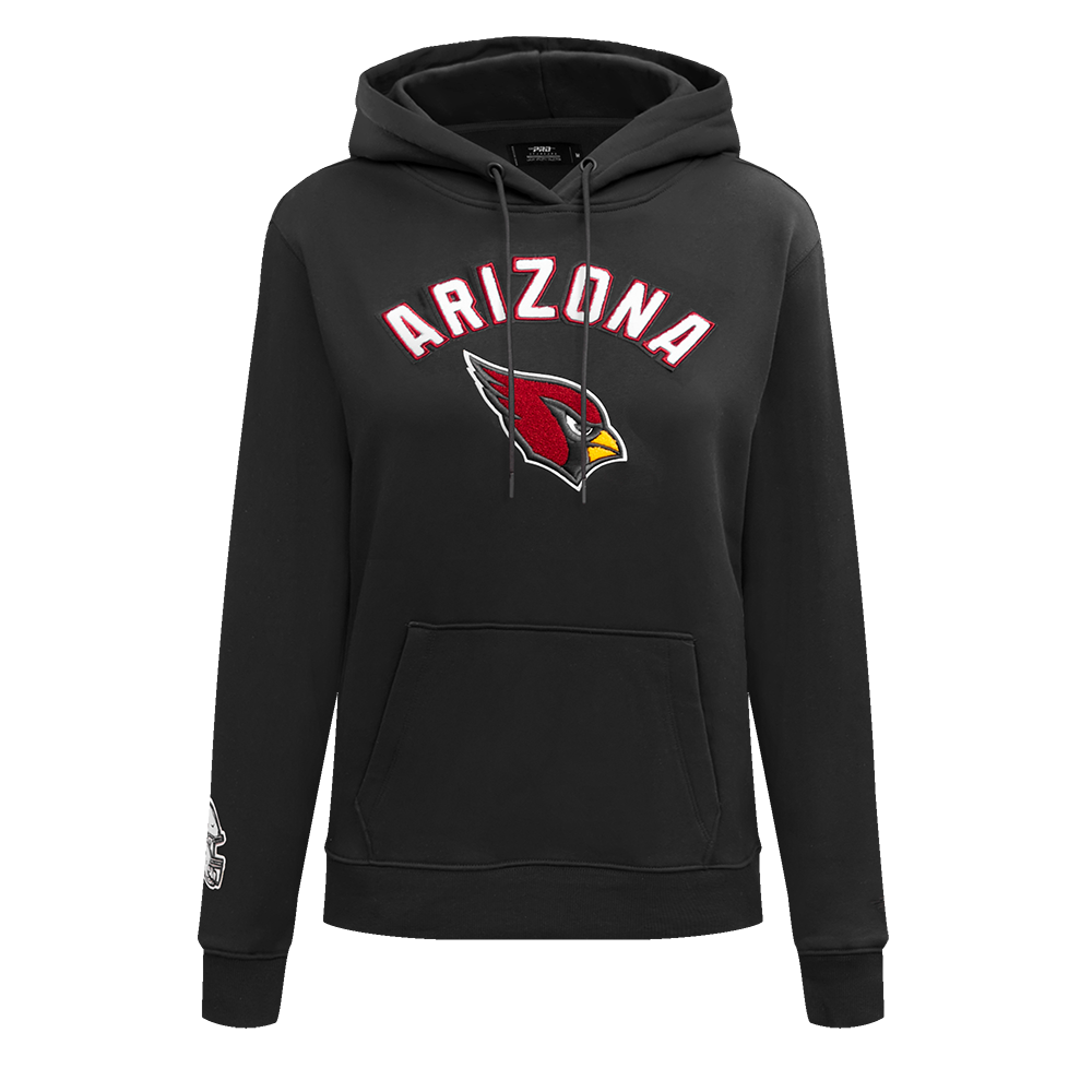 SUDADERA CON GORRO NFL ARIZONA CARDINALS CLASSIC CHENILLE PARA MUJER