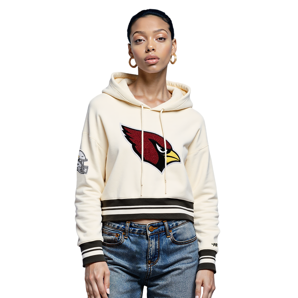 SUDADERA CON GORRO NFL ARIZONA CARDINALS RETRO CLASSICS PARA MUJER