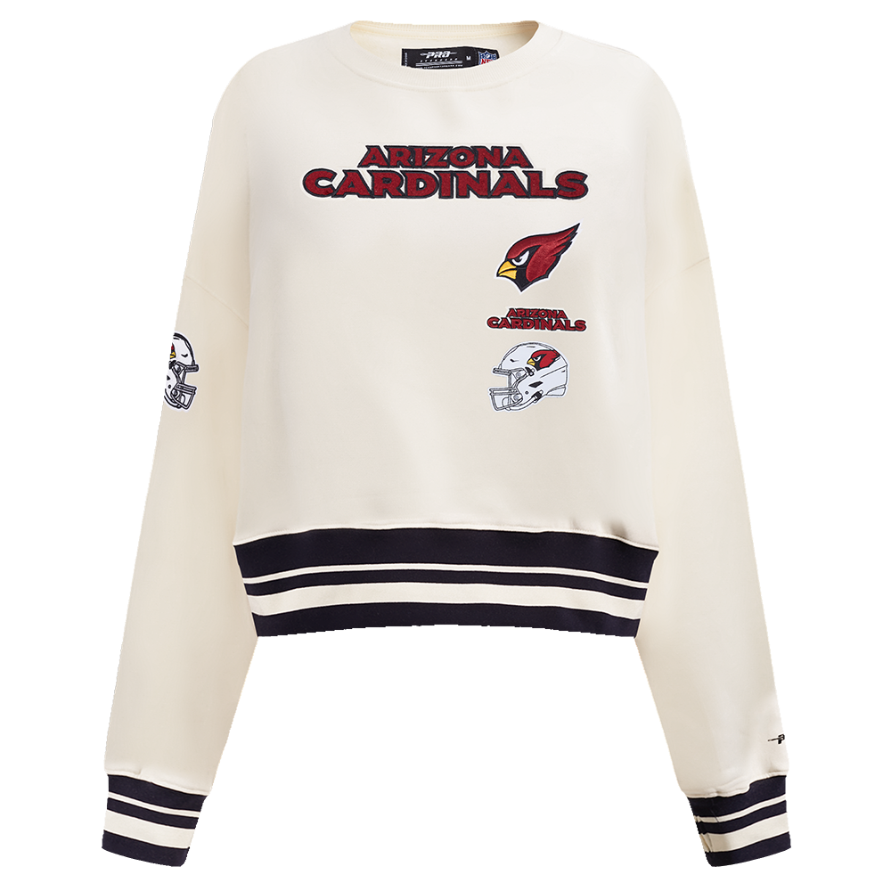 SUDADERA DE CUELLO REDONDO NFL ARIZONA CARDINALS RETRO CLASSICS PARA MUJER