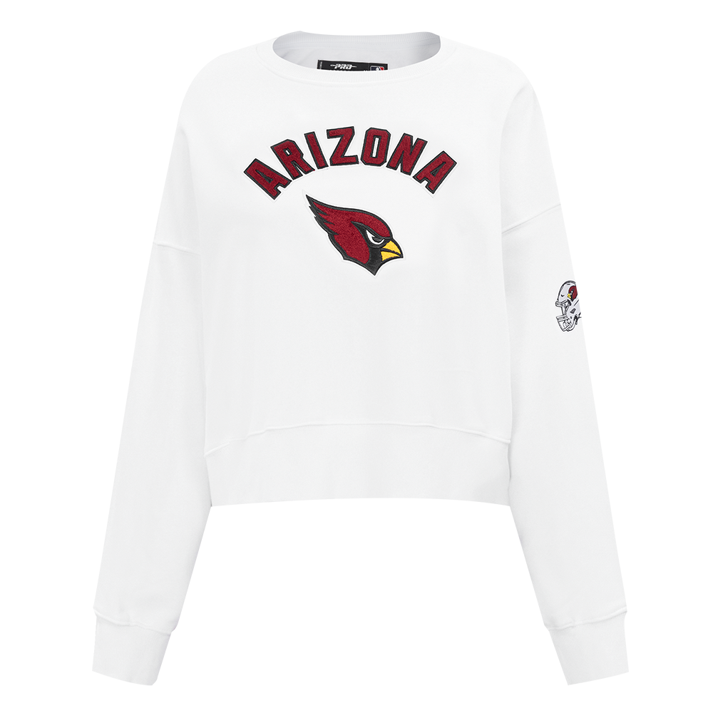 SUDADERA DE CUELLO REDONDO NFL ARIZONA CARDINALS CLASSIC CHENILLE PARA MUJER