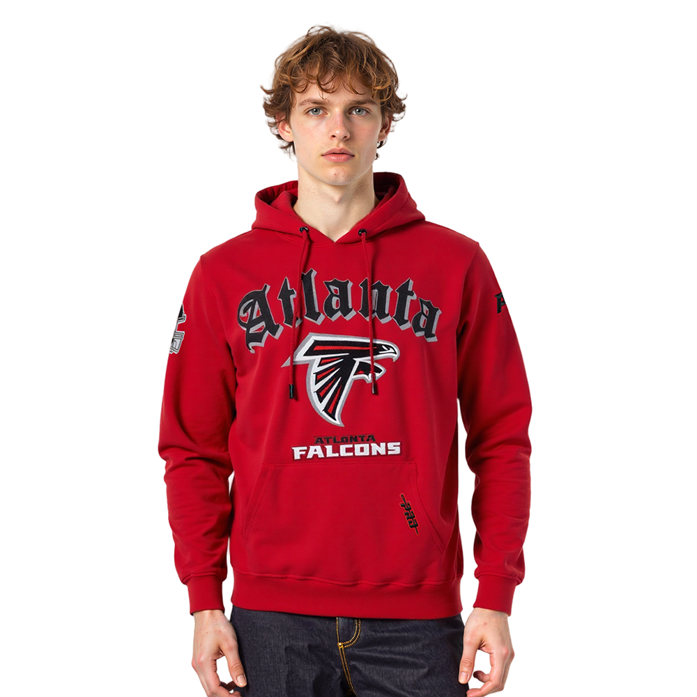 SUDADERA CON GORRO NFL ATLANTA FALCONS OLD ENGLISH