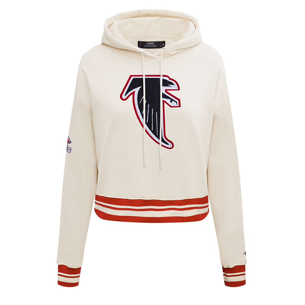 SUDADERA CON GORRO NFL ATLANTA FALCONS RETRO CLASSICS PARA MUJER