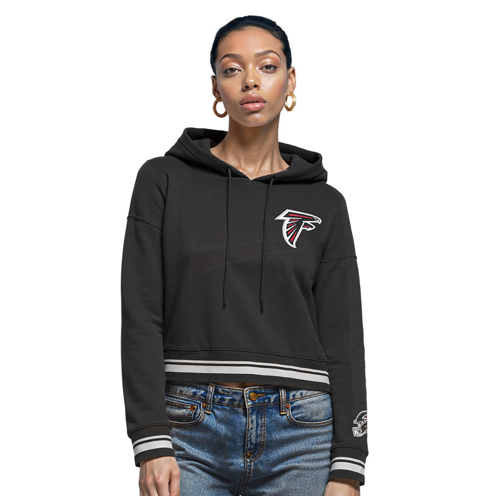 SUDADERA CON GORRO NFL ATLANTA FALCONS MASH UP PARA MUJER