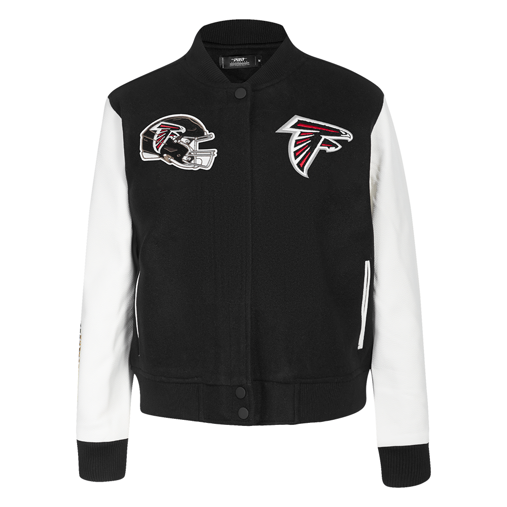 CHAMARRA UNIVERSITARIA NFL ATLANTA FALCONS CLASSIC CHENILLE PARA MUJER