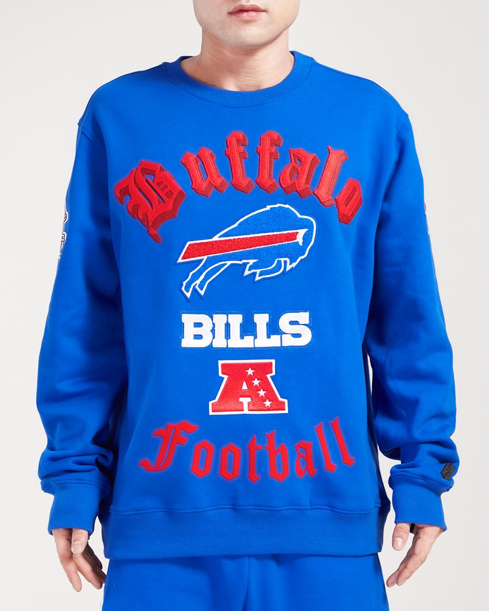 SUDADERA DE CUELLO REDONDO NFL BUFFALO BILLS OLD ENGLISH