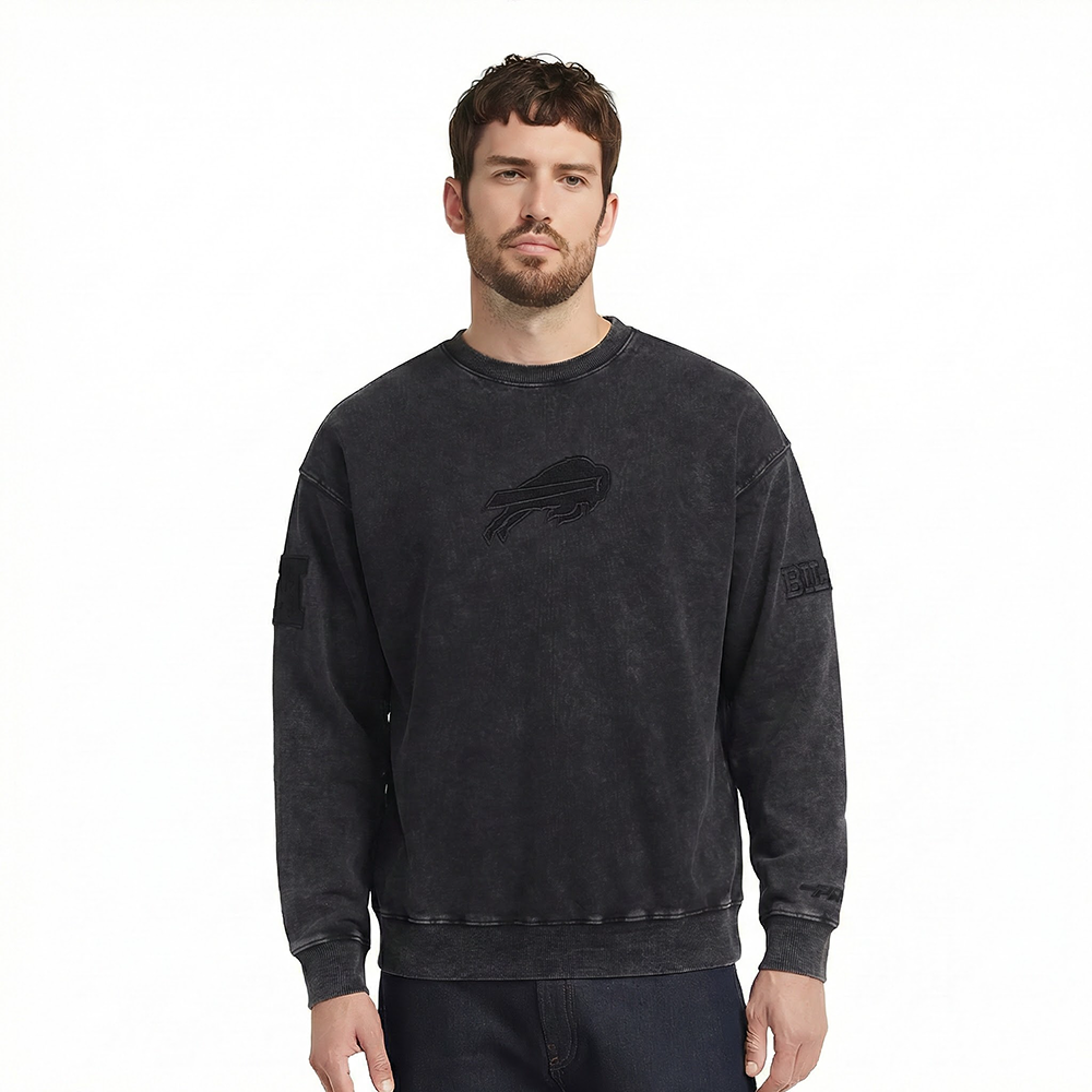 SUDADERA DE CUELLO REDONDO NFL BUFFALO BILLS WASHED CLASSIC PARA HOMBRE