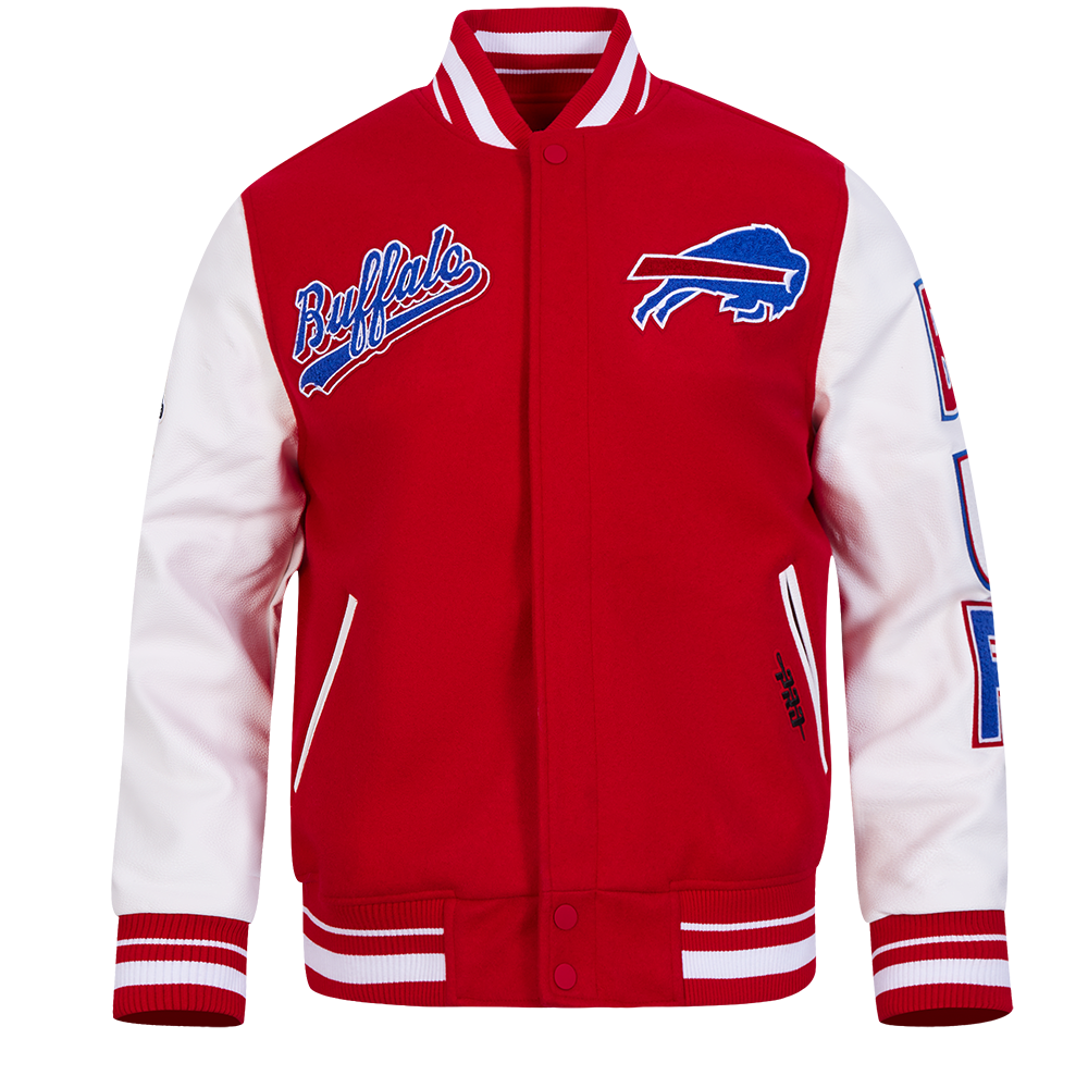 CHAMARRA UNIVERSITARIA NFL BUFFALO BILLS SCRIPT TAIL