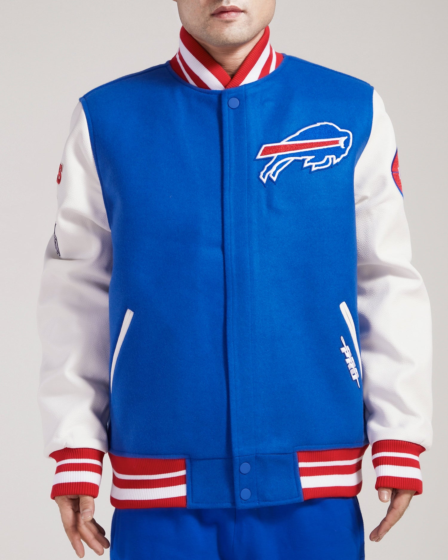 CHAMARRA UNIVERSITARIA NFL BUFFALO BILLS OLD ENGLISH