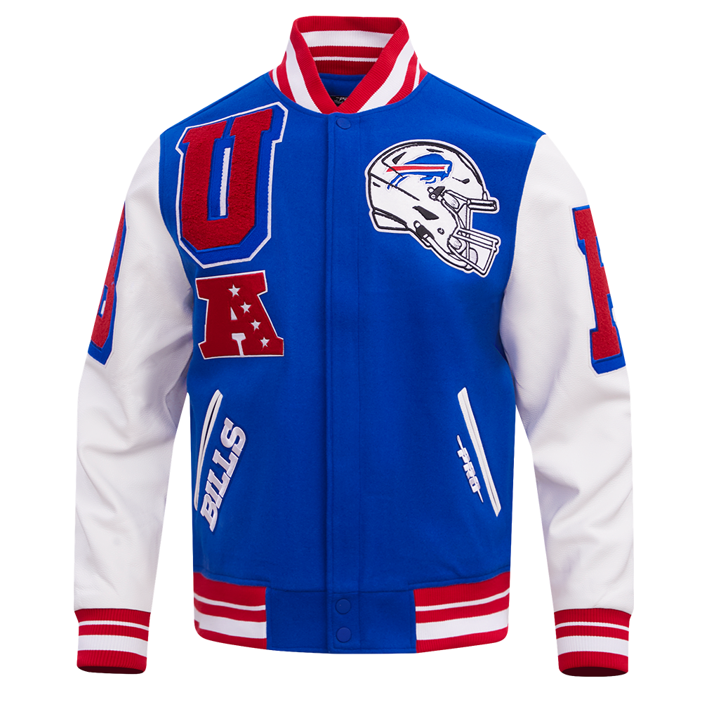 CHAMARRA UNIVERSITARIA NFL BUFFALO BILLS MASH UP