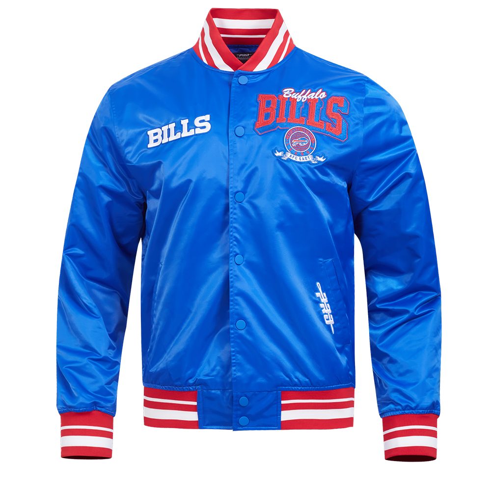CHAMARRA DE SATIN NFL BUFFALO BILLS TEAM BADGE
