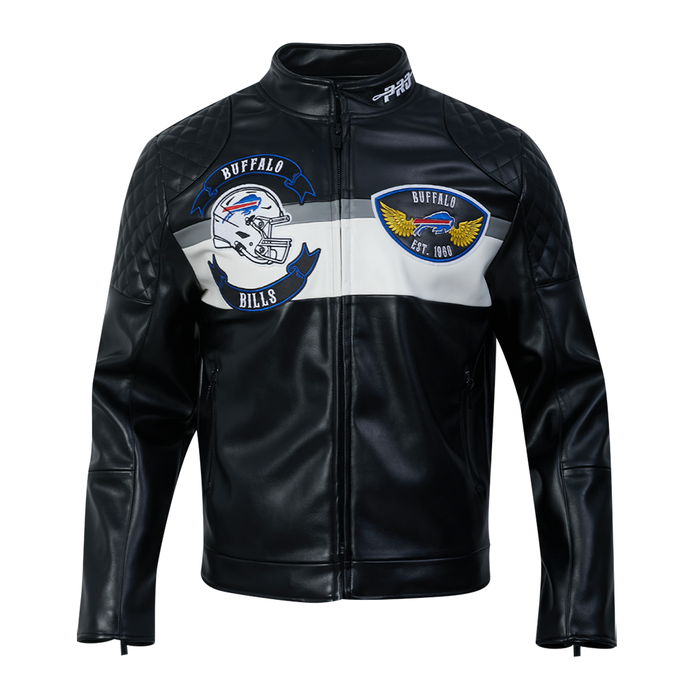 CHAMARRA DE PIEL NFL BUFFALO BILLS BORN FOR SPORT