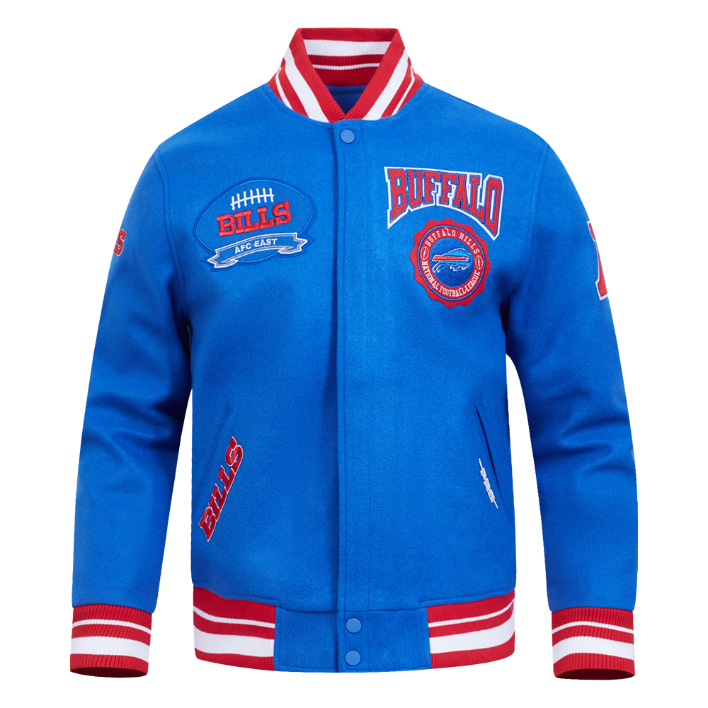 CHAMARRA UNIVERSITARIA NFL BUFFALO BILLS CREST EMBLEM