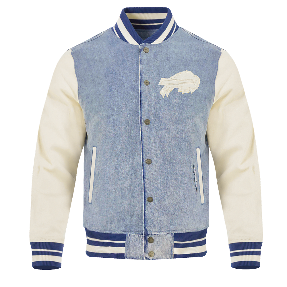 CHAMARRA DE MEZCLILLA NFL BUFFALO BILLS VARSITY BLUES