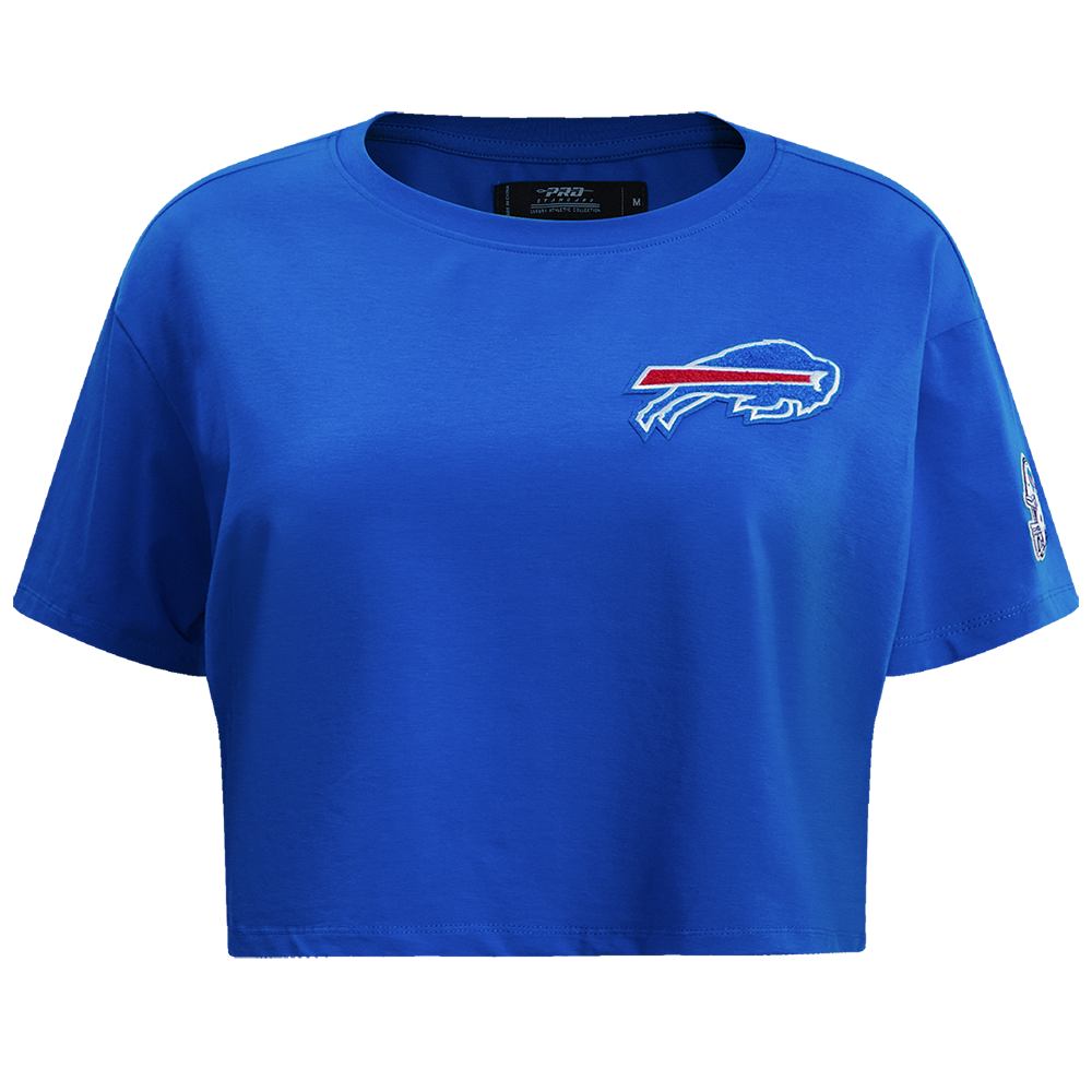 PLAYERA CROP NFL BUFFALO BILLS CLASSIC ESSENTIALS PARA MUJER