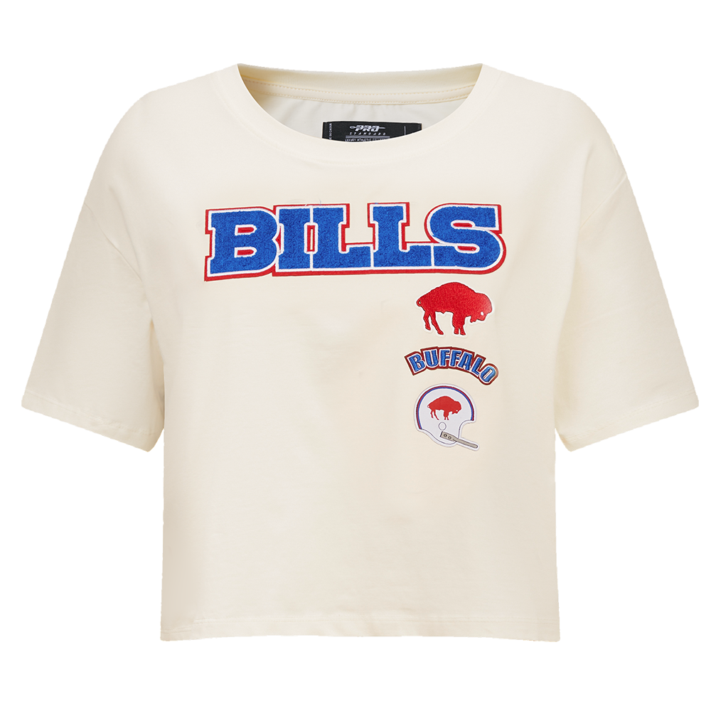 PLAYERA CROP NFL BUFFALO BILLS RETRO CLASSICS PARA MUJER
