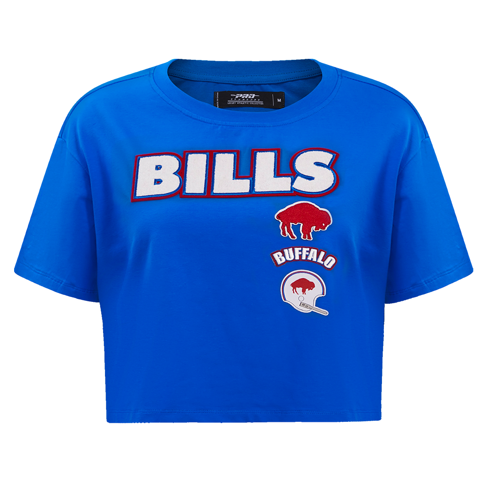 PLAYERA CROP NFL BUFFALO BILLS RETRO CLASSICS PARA MUJER