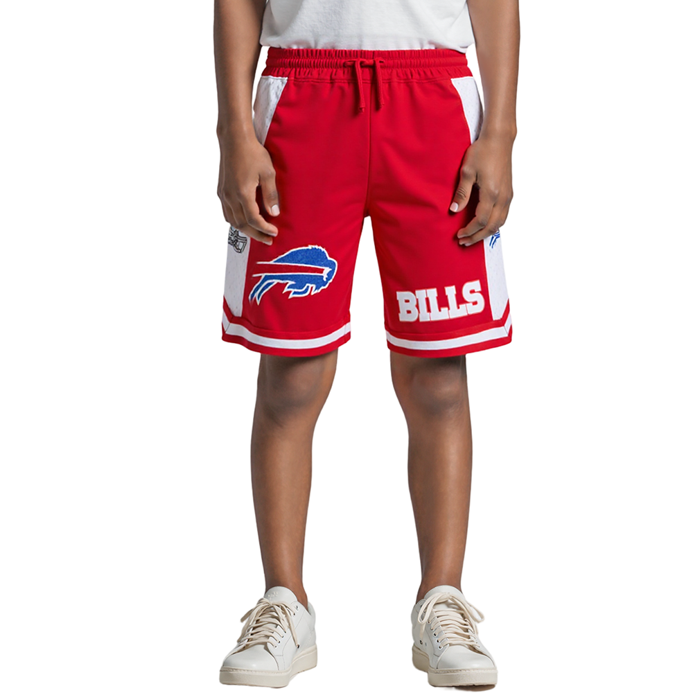 SHORTS DE BASQUETBOL NFL BUFFALO BILLS CLASSIC CHENILLE PARA NIÑO JUNIOR