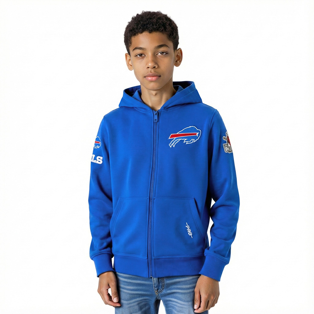 SUDADERA DE CUELLO REDONDO NFL BUFFALO BILLS CLASSIC CHENILLE PARA NIÑO JUNIOR