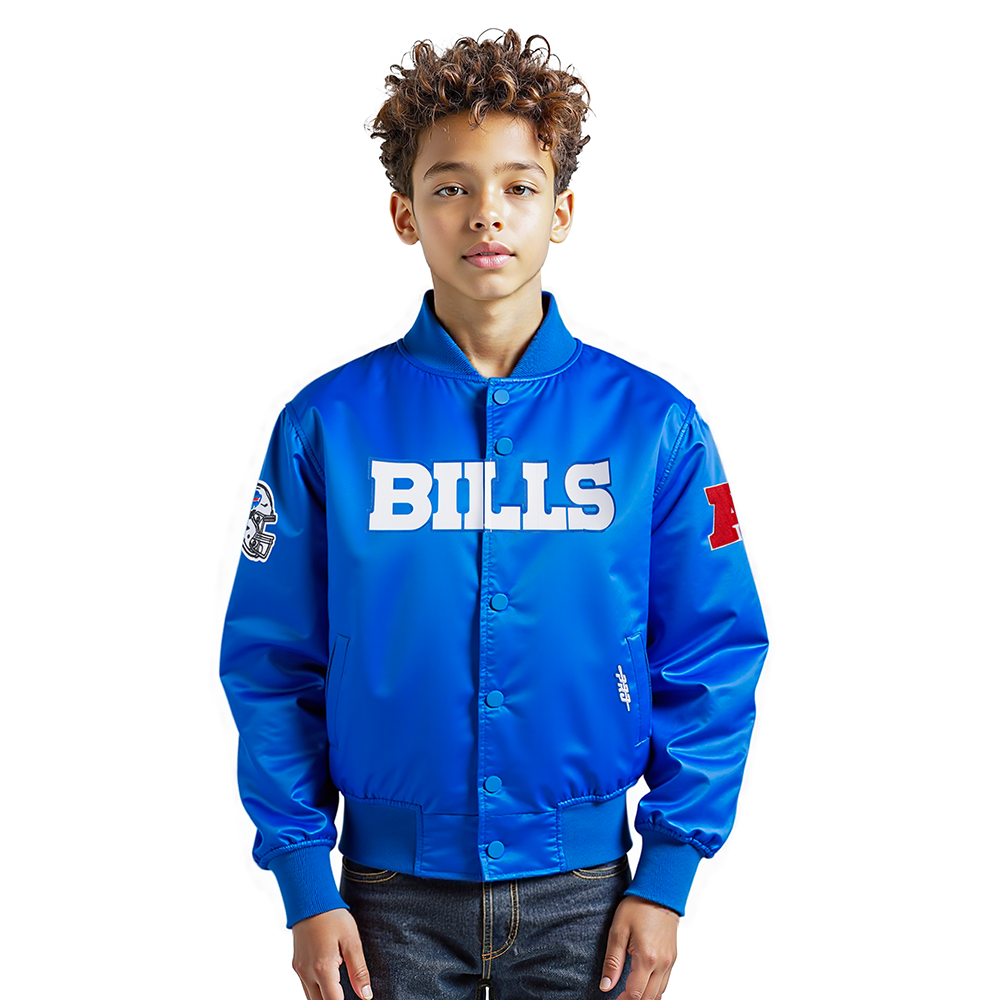 CHAMARRA DE SATIN NFL BUFFALO BILLS CLASSIC CHENILLE PARA NIÑO JUNIOR