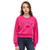 SUDADERA DE CUELLO REDONDO NFL BUFFALO BILLS CLASSIC TRIPLE PINK PARA NIÑA JUNIOR