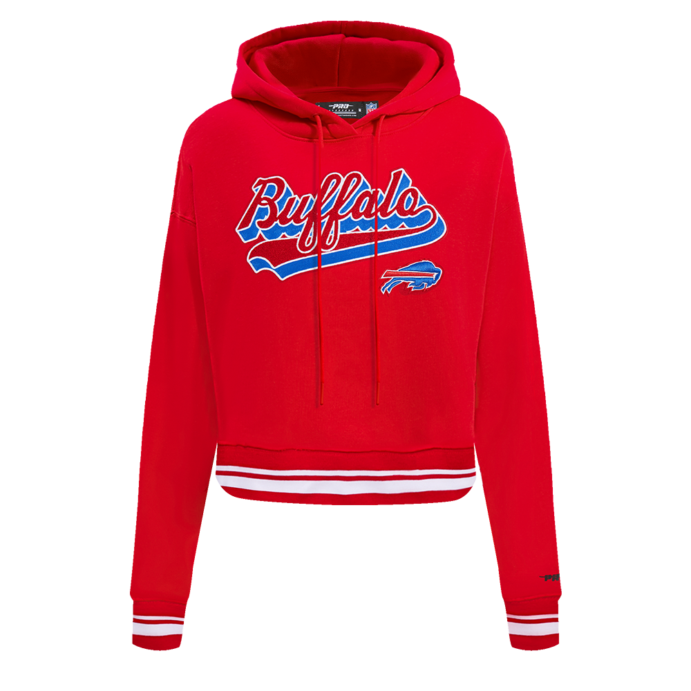 SUDADERA CON GORRO NFL BUFFALO BILLS SCRIPT TAIL PARA MUJER
