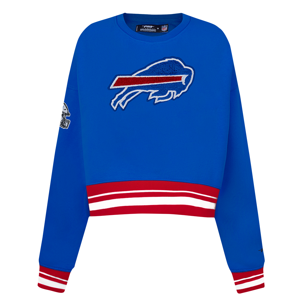 SUDADERA DE CUELLO REDONDO NFL BUFFALO BILLS MASH UP PARA MUJER