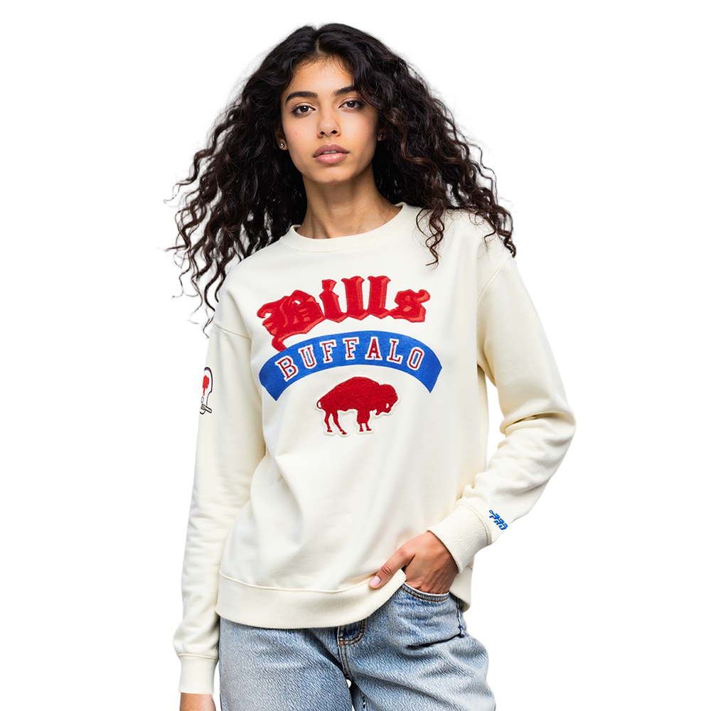 SUDADERA DE CUELLO REDONDO NFL BUFFALO BILLS BEST OF PARA MUJER