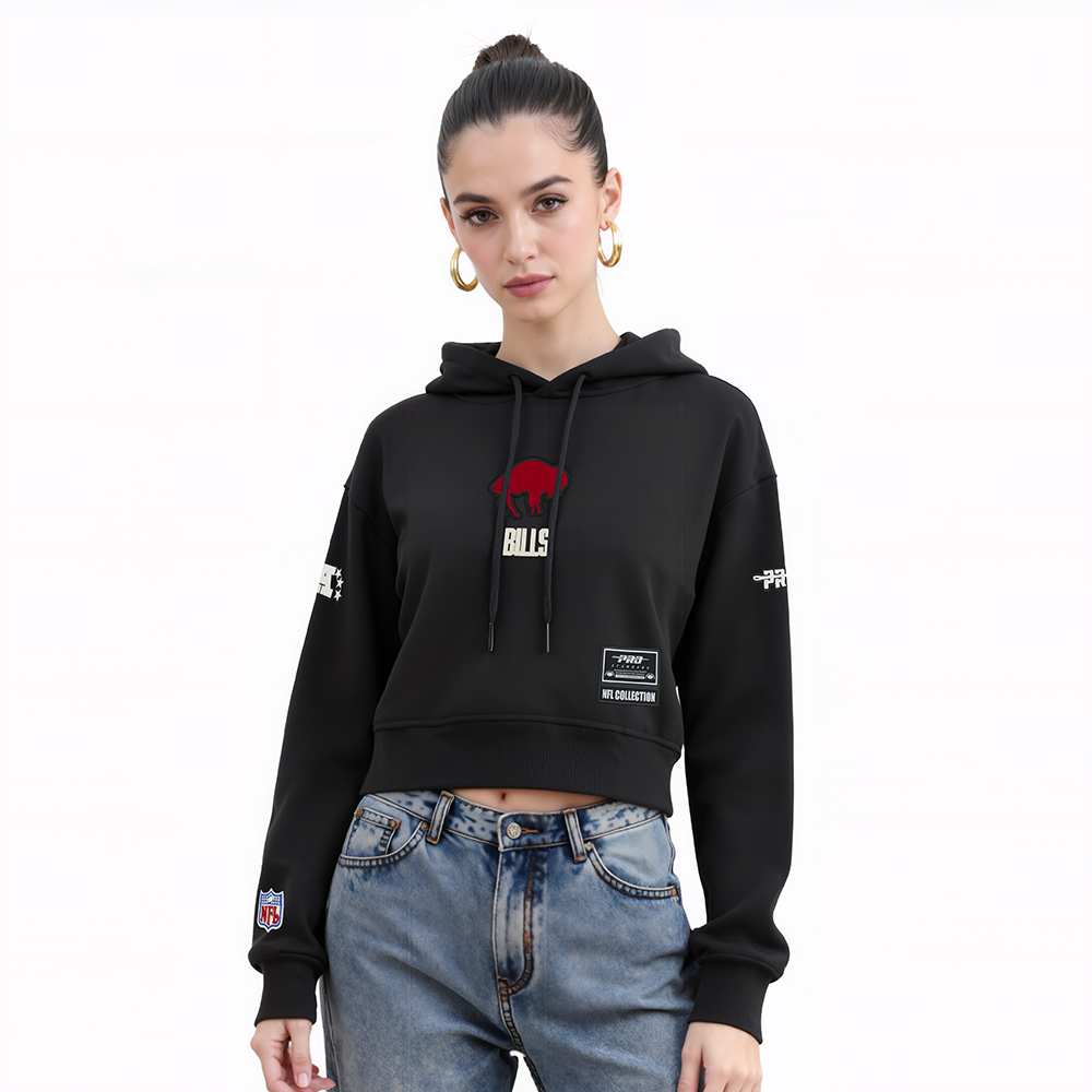 SUDADERA CON GORRO NFL BUFFALO BILLS MODERN ORIGINALS PARA MUJER