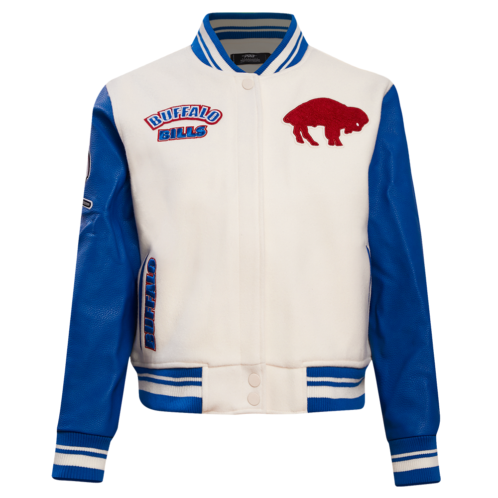 CHAMARRA UNIVERSITARIA NFL BUFFALO BILLS RETRO CLASSICS PARA MUJER
