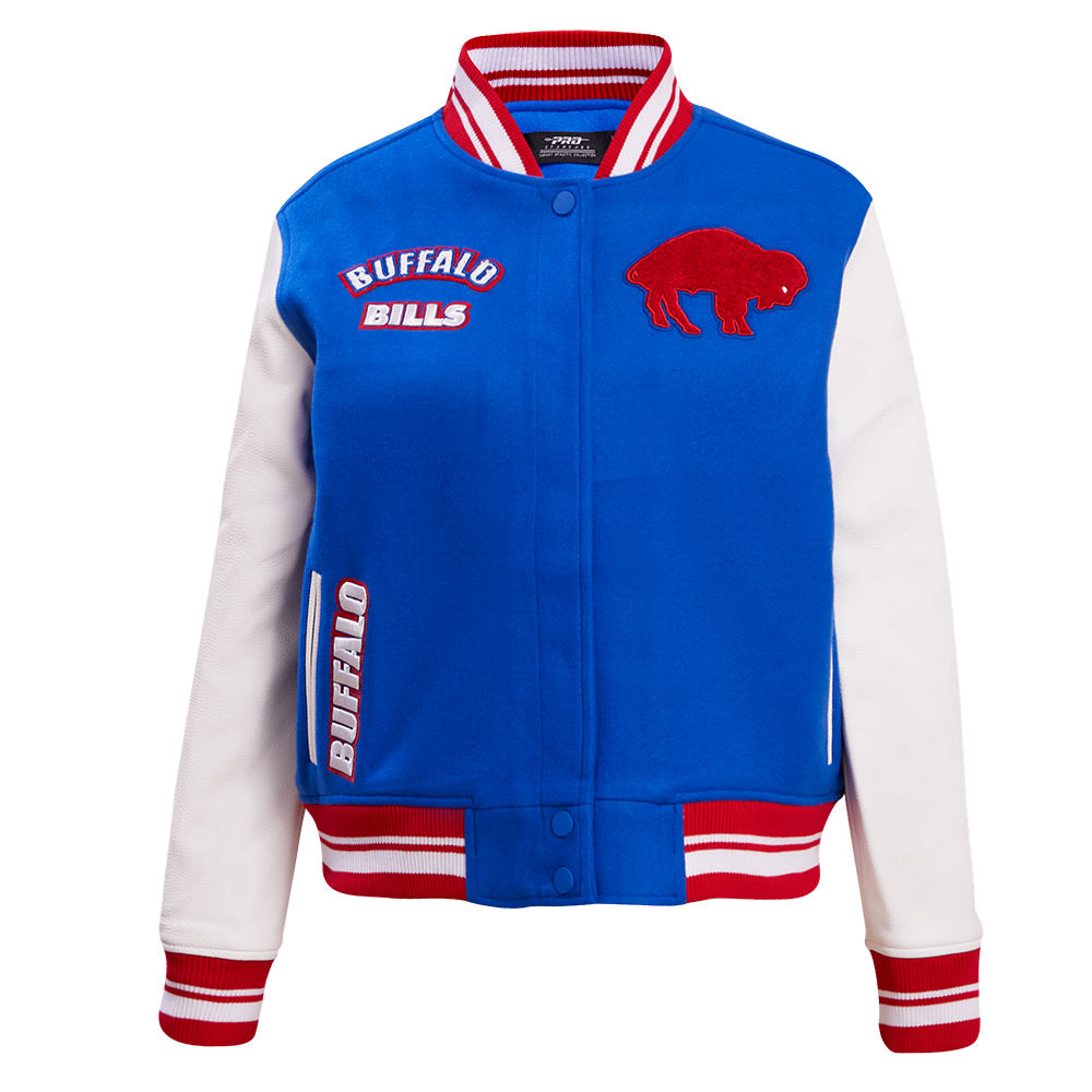 CHAMARRA UNIVERSITARIA NFL BUFFALO BILLS RETRO CLASSICS PARA MUJER