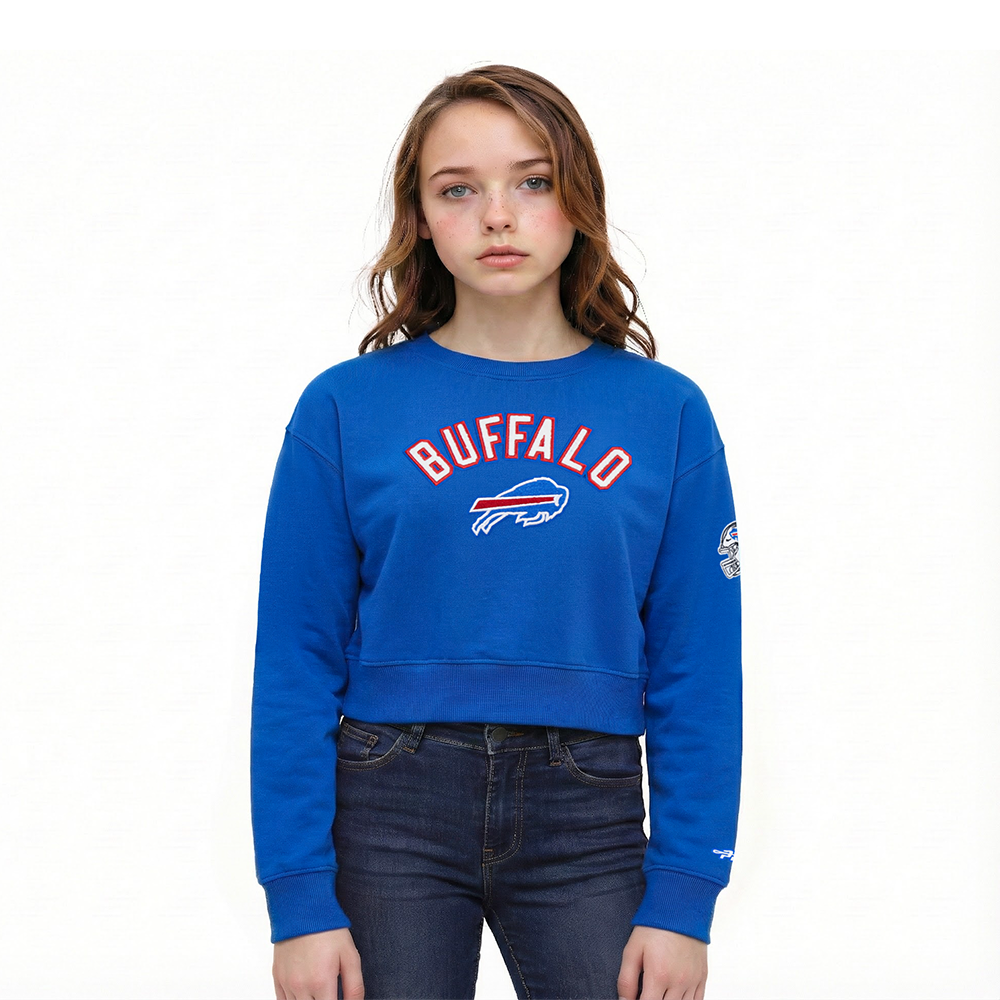 SUDADERA DE CUELLO REDONDO NFL BUFFALO BILLS CLASSIC ESSENTIALS PARA NIÑA