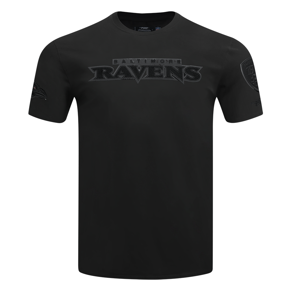 PLAYERA NFL BALTIMORE RAVENS TRIPLE BLACK