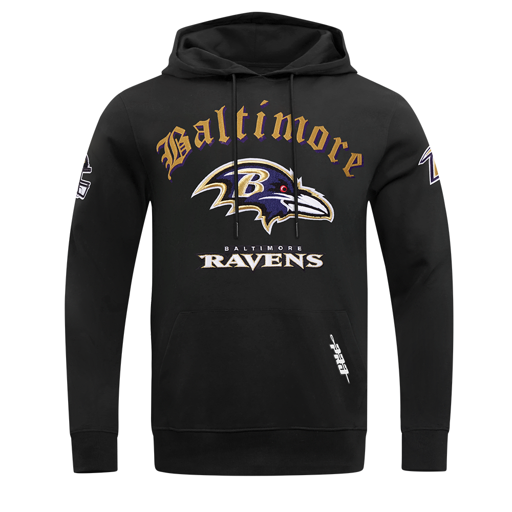 SUDADERA CON GORRO NFL BALTIMORE RAVENS OLD ENGLISH