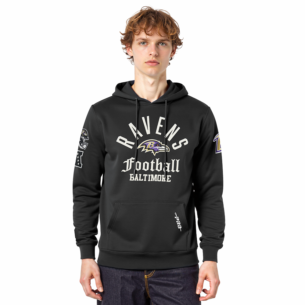 SUDADERA CON GORRO NFL BALTIMORE RAVENS MODERN ORIGINALS
