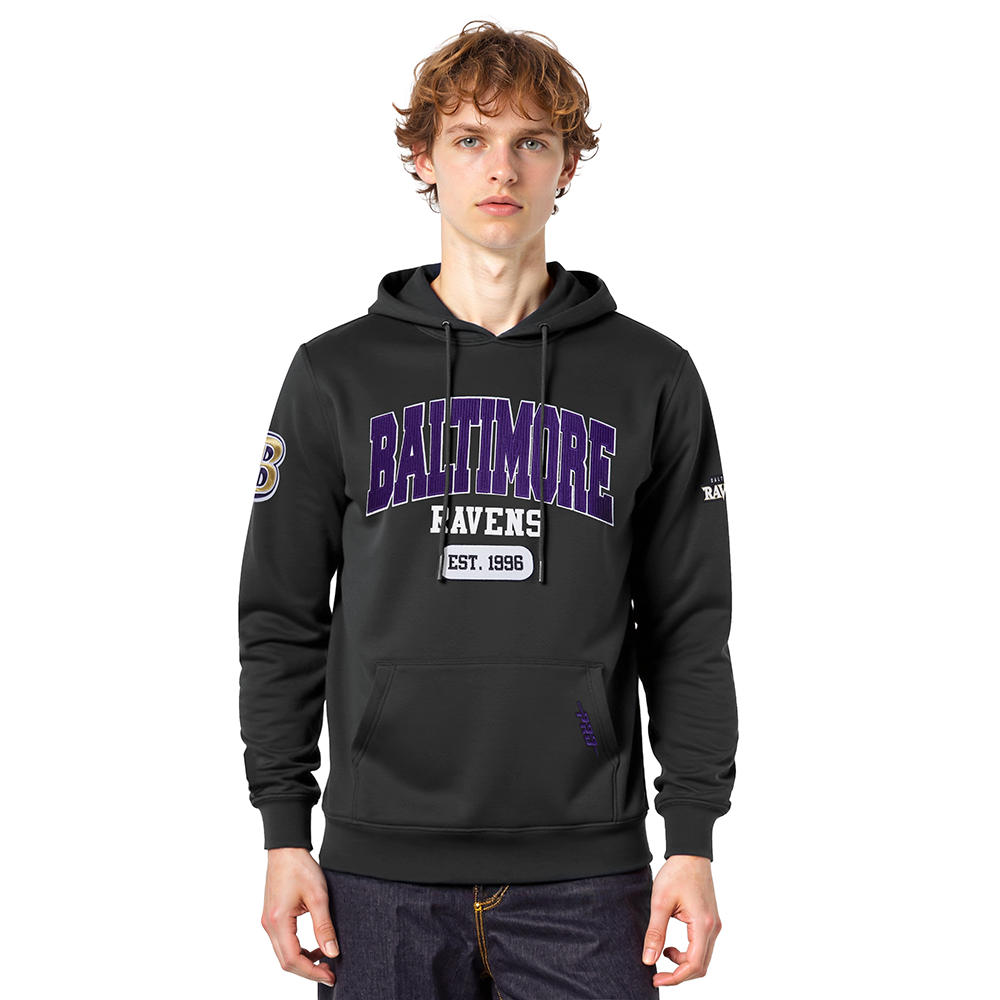 SUDADERA CON GORRO NFL BALTIMORE RAVENS CITY ARCH