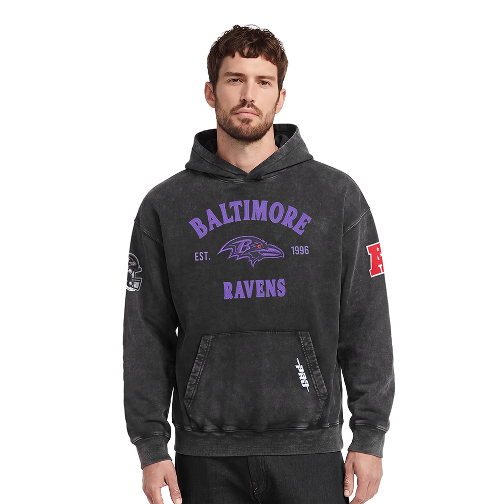 SUDADERA CON GORRO NFL BALTIMORE RAVENS FIRST TEAM