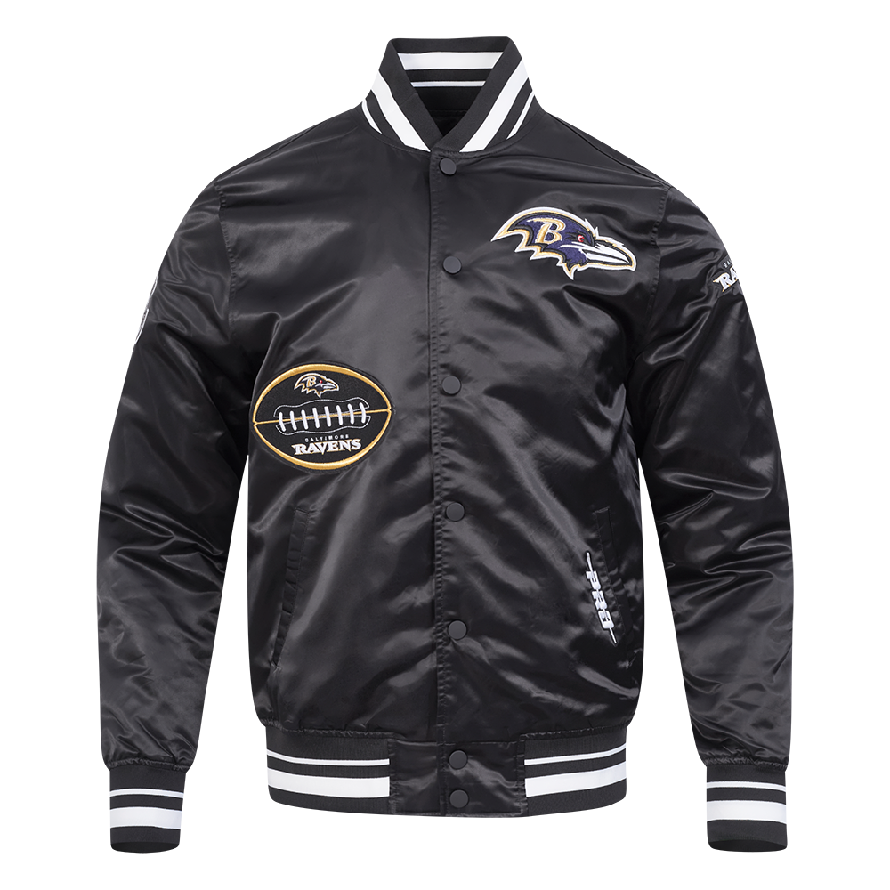CHAMARRA DE SATÍN NFL BALTIMORE RAVENS OLD ENGLISH