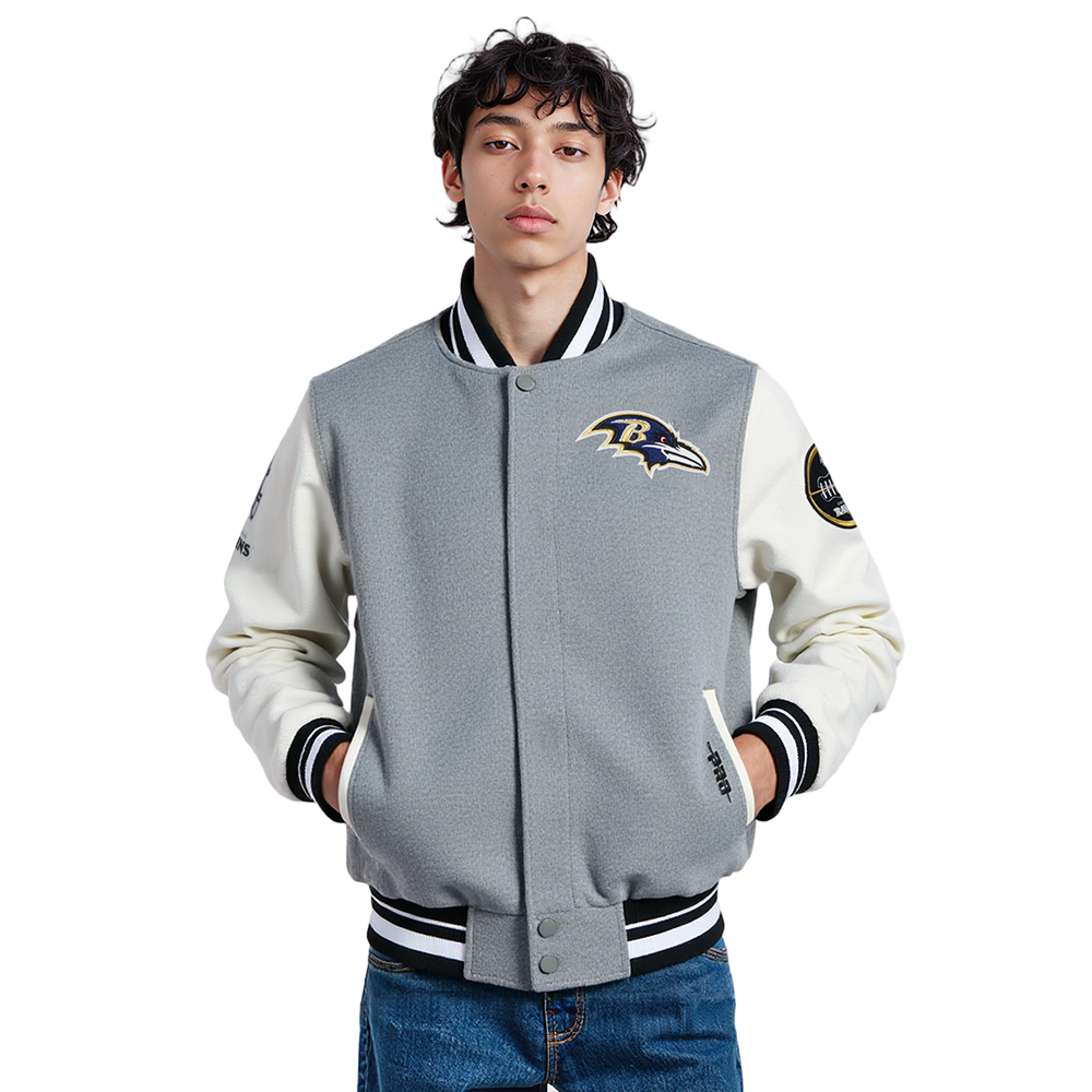 CHAMARRA UNIVERSITARIA NFL BALTIMORE RAVENS OLD ENGLISH