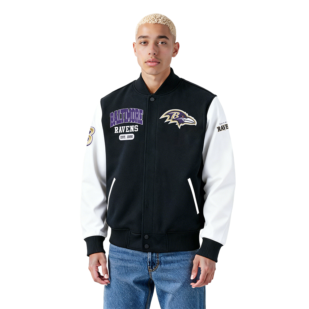 CHAMARRA UNIVERSITARIA NFL BALTIMORE RAVENS CITY ARCH