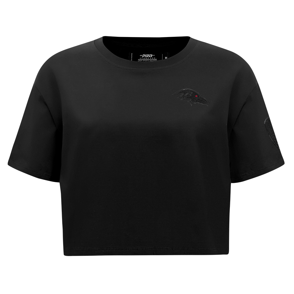 PLAYERA CROP NFL BALTIMORE RAVENS CLASSIC 3BK PARA MUJER