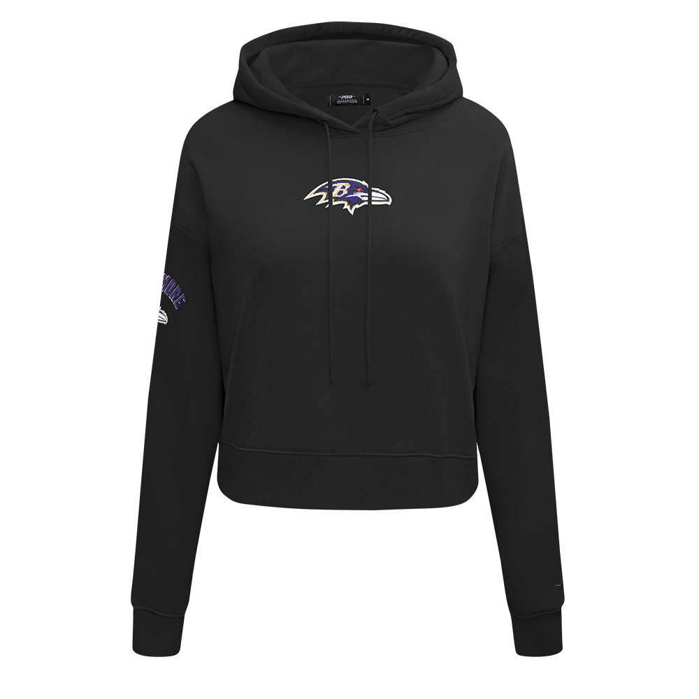 SUDADERA CON GORRO NFL BALTIMORE RAVENS CLASSIC CHENILLE PARA MUJER