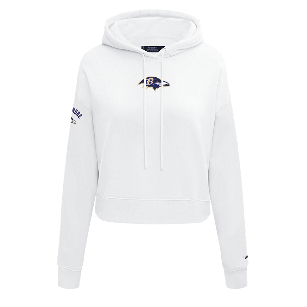 SUDADERA CON GORRO NFL BALTIMORE RAVENS CLASSIC CHENILLE PARA MUJER