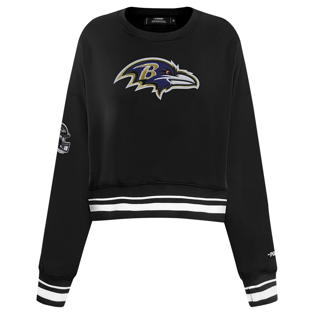 SUDADERA DE CUELLO REDONDO NFL BALTIMORE RAVENS MASH UP PARA MUJER