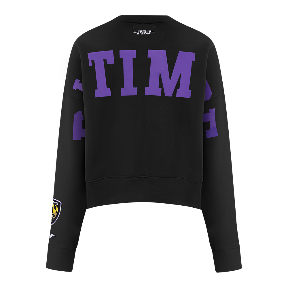 SUDADERA DE CUELLO REDONDO NFL BALTIMORE RAVENS WINGSPAN PARA MUJER