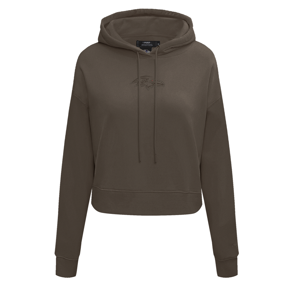 SUDADERA CON GORRO NFL BALTIMORE RAVENS NEUTRAL PARA MUJER