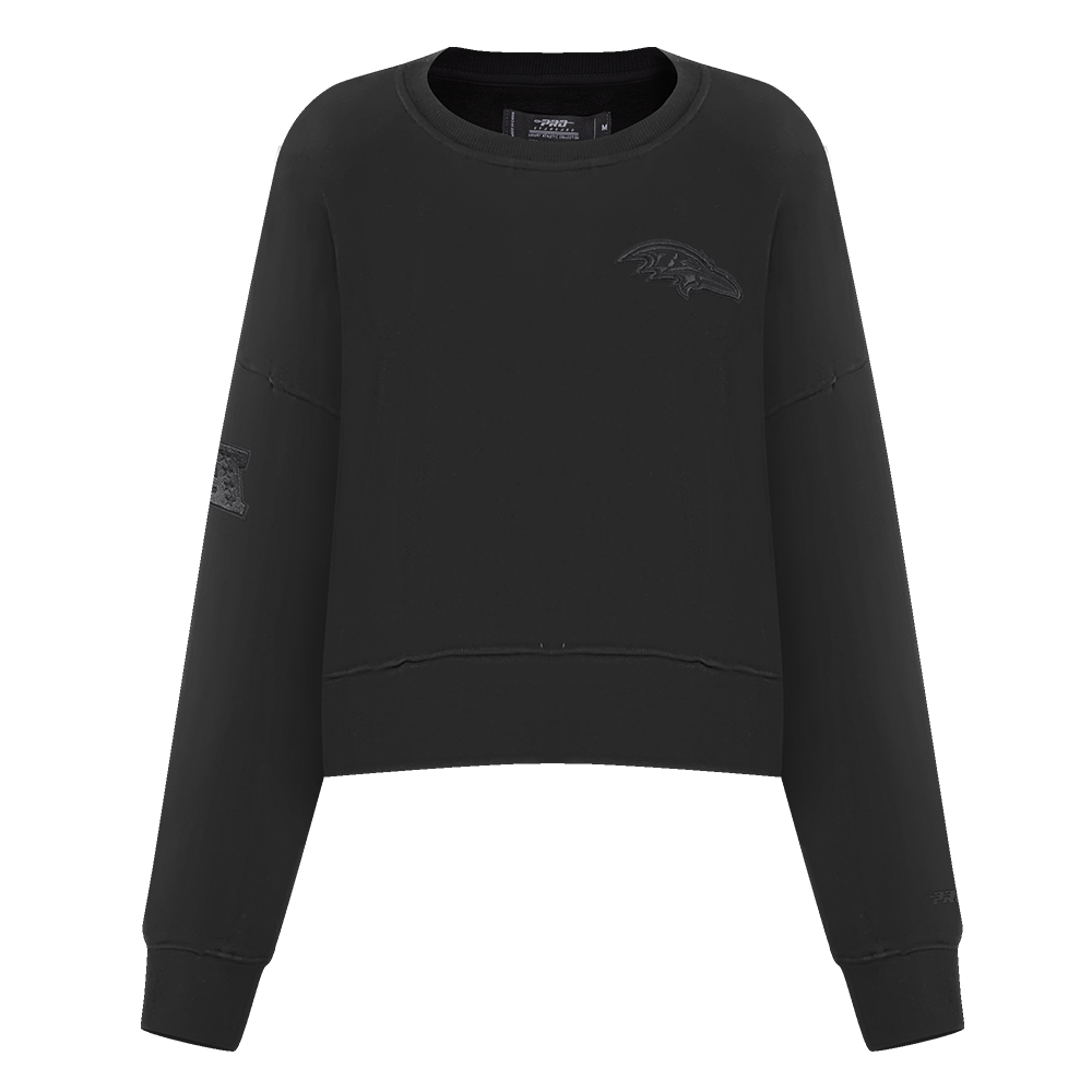 SUDADERA DE CUELLO REDONDO NFL BALTIMORE RAVENS NEUTRAL PARA MUJER