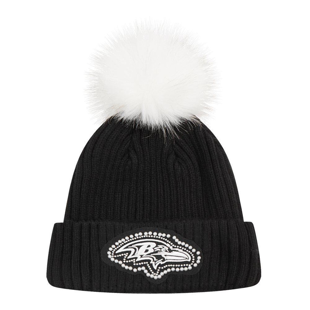 GORRO NFL BALTIMORE RAVENS PEARLS PARA MUJER