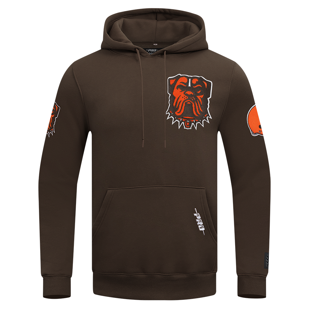 SUDADERA CON GORRO NFL CLEVELAND BROWNS CLASSIC CHENILLE