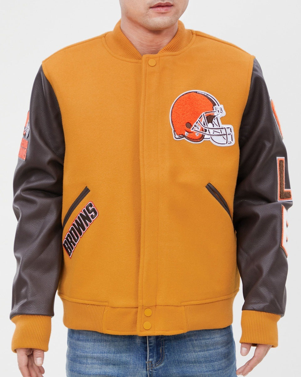 CHAMARRA UNIVERSITARIA NFL CLEVELAND BROWNS CLASSIC VARSITY