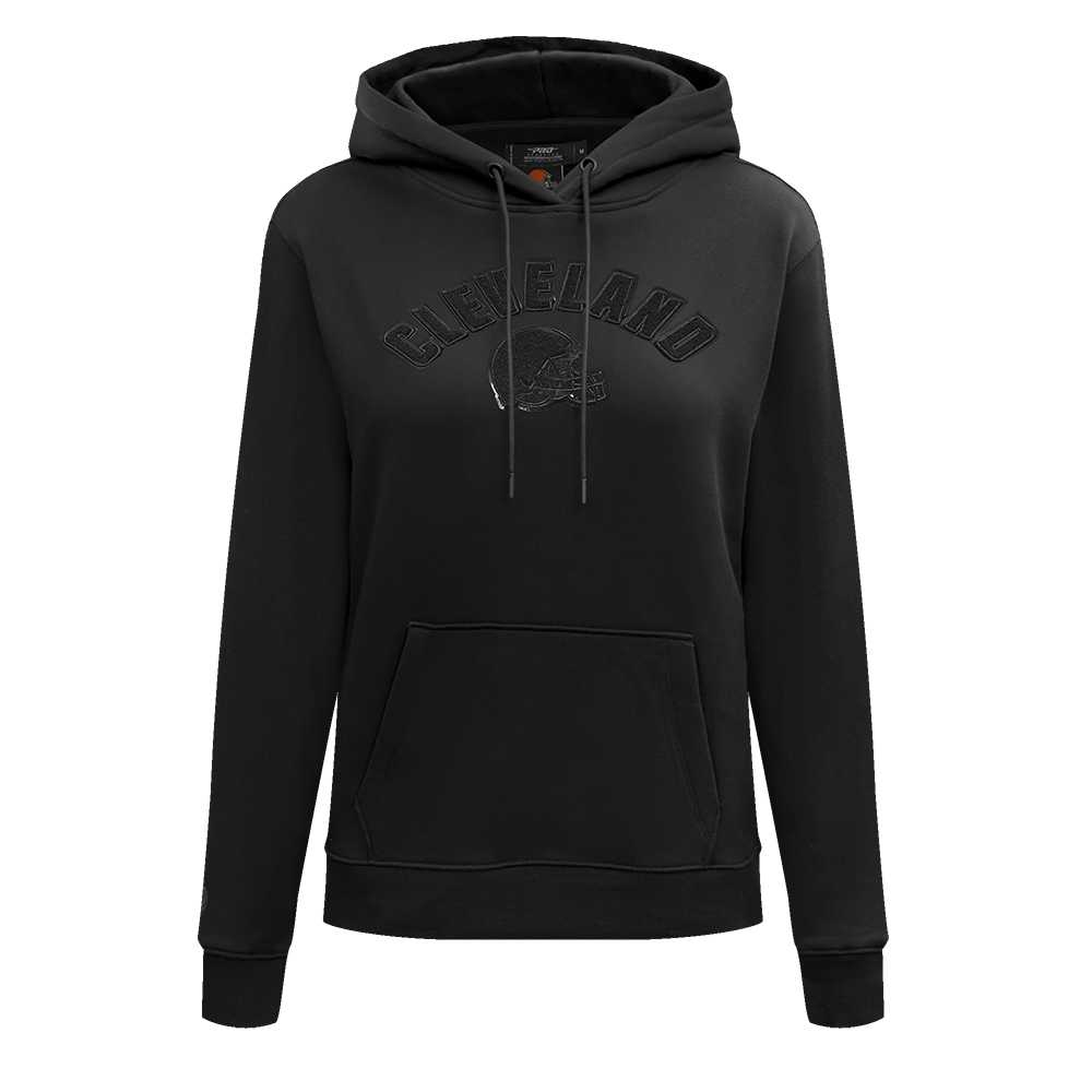 SUDADERA CON GORRO NFL CLEVELAND BROWNS CLASSIC 3BK PARA MUJER